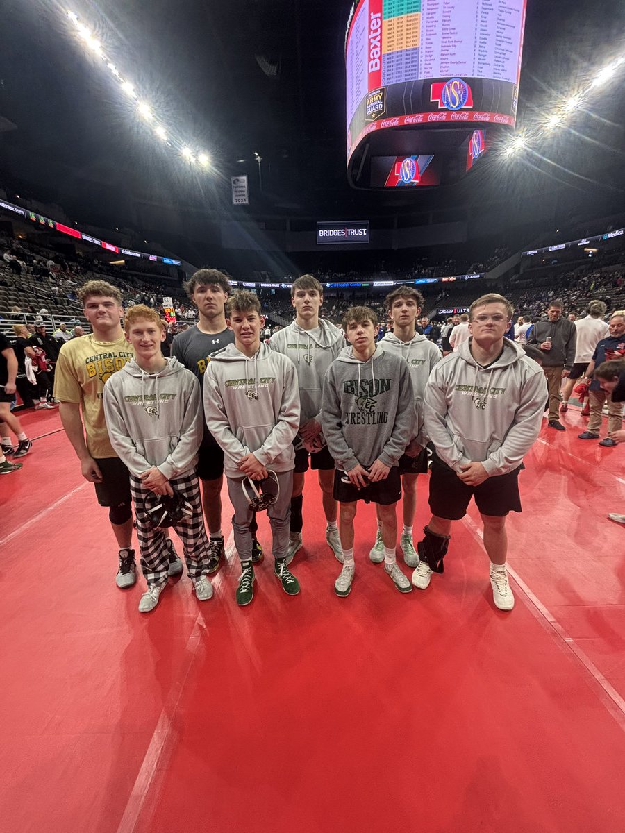 ccbisonwrestle's tweet photo. Our 8 Bison are ready for battle!  #seizetheday #ccbisonwrestling https://t.co/ZAfM9EkdLK