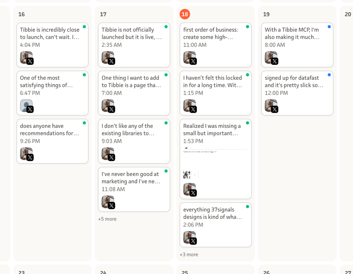 friggin love the calendar view already