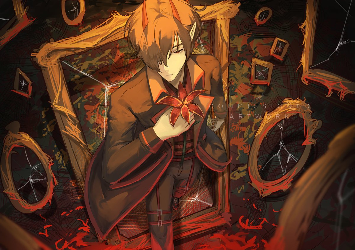 Thank you for commissioning me this SKEB piece <a href="/Seanriel92/">Seanriel🍾🍸</a> !!! it was wonderful to work with you again, as always! 🥂✨

#VGen #VGenComm