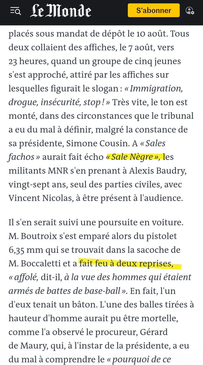 Weatherboy_fr's tweet image. Aujourd'hui, la Macronie et la Lepenie demandent la tête de Raphaël Arnault qui n'est ni soupconné, ni impliqué dans cette affaire.

Pourtant, aujourd'hui(!) à l'Assemblée, M. Boccaletti, a été condamné à 4 mois de prison ferme pour violence avec arme, et avoir tiré à plusieurs