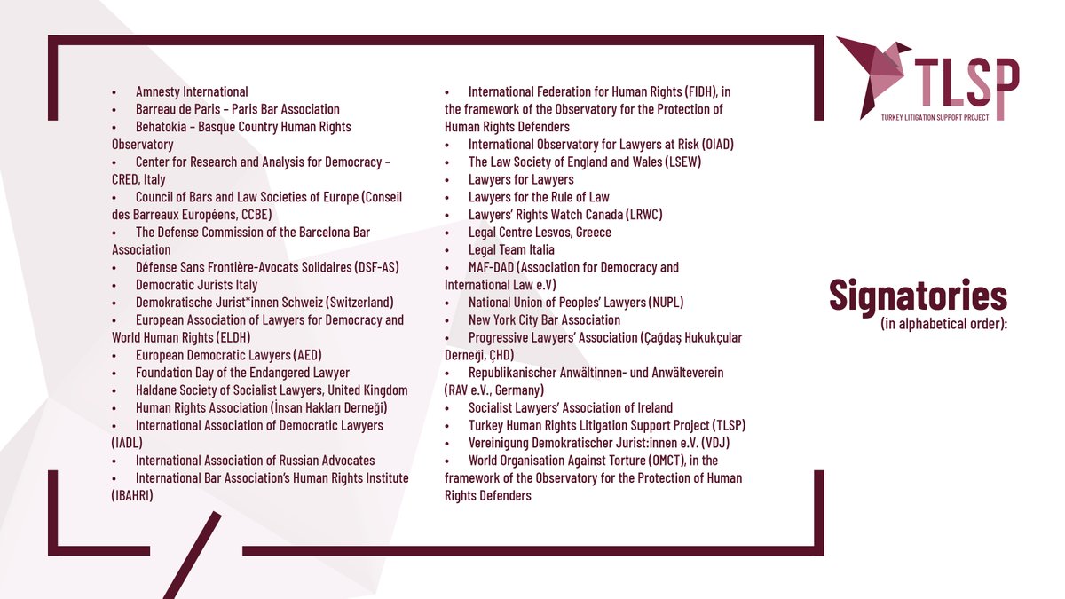 Turkey Litigation Support Project tweet media