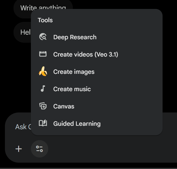 srikeerthandev's tweet photo. google just added music creation to gemini

suno might be in trouble

all-in-one ai creative suites are here. how will this change indie dev workflows? https://t.co/85EyqpAELV
