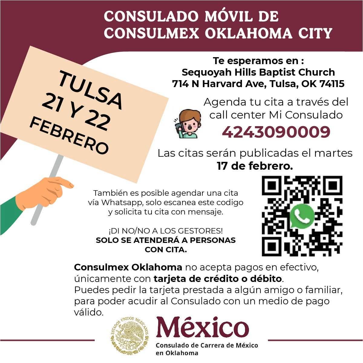 RealitySnark_'s tweet photo. Mexico’s and Guatemala’s mobile consulates are rolling into Tulsa this weekend — issuing passports, national IDs, and birth registrations to their citizens without a peep from local leaders.

While Tulsa officials stay silent, foreign governments are setting up shop and formalizing status for their nationals on U.S. soil.

How many U.S.-born children will walk away this year with official Mexican or Guatemalan documentation---opening the door to dual citizenship, voting rights abroad, and future family sponsorship pathways?

Tulsa residents deserve transparency — and a real conversation about what’s happening in their own backyard.  

@TulsaCouncil
@cityoftulsagov 
@ICEgov