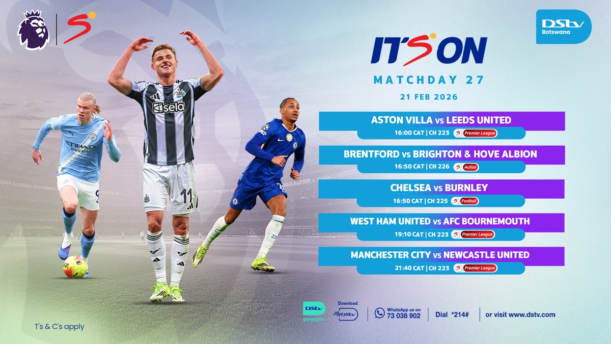 Le wena wa kgona go bona gore go santse go tile go nna monate hela thata, batho kana bamo mooding wa go thankgola mokaloba ko godimo. What are your score predictions? Subscribe today at bit.ly/4blXXie dial *214#, Whatsapp us on 73038902 or use the MyDStvApp. #DStvBw