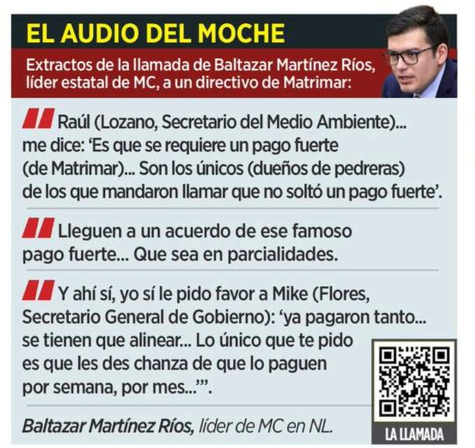 Madre mia! las extorsiones de <a href="/MovCiudadanoNL/">Movimiento Ciudadano Nuevo León</a> de manos de <a href="/samuel_garcias/">Samuel García</a> y <a href="/mikefloresse/">Mike Flores</a> y se llevaran de encuentro a la güera desabrida cabeza hueca