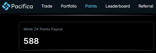 criptomussama's tweet image. Casi 600 puntos abriendo 4 operaciones y dejándolas 1 día abiertas🌊

Para gente vaga como yo que no quiere estar ahí todo el día pendiente y le da pereza la vida en general

@pacifica_fi es vuestro drop

No hace falta un gran volumen, solo dejar los trades abiertos mucho tiempo