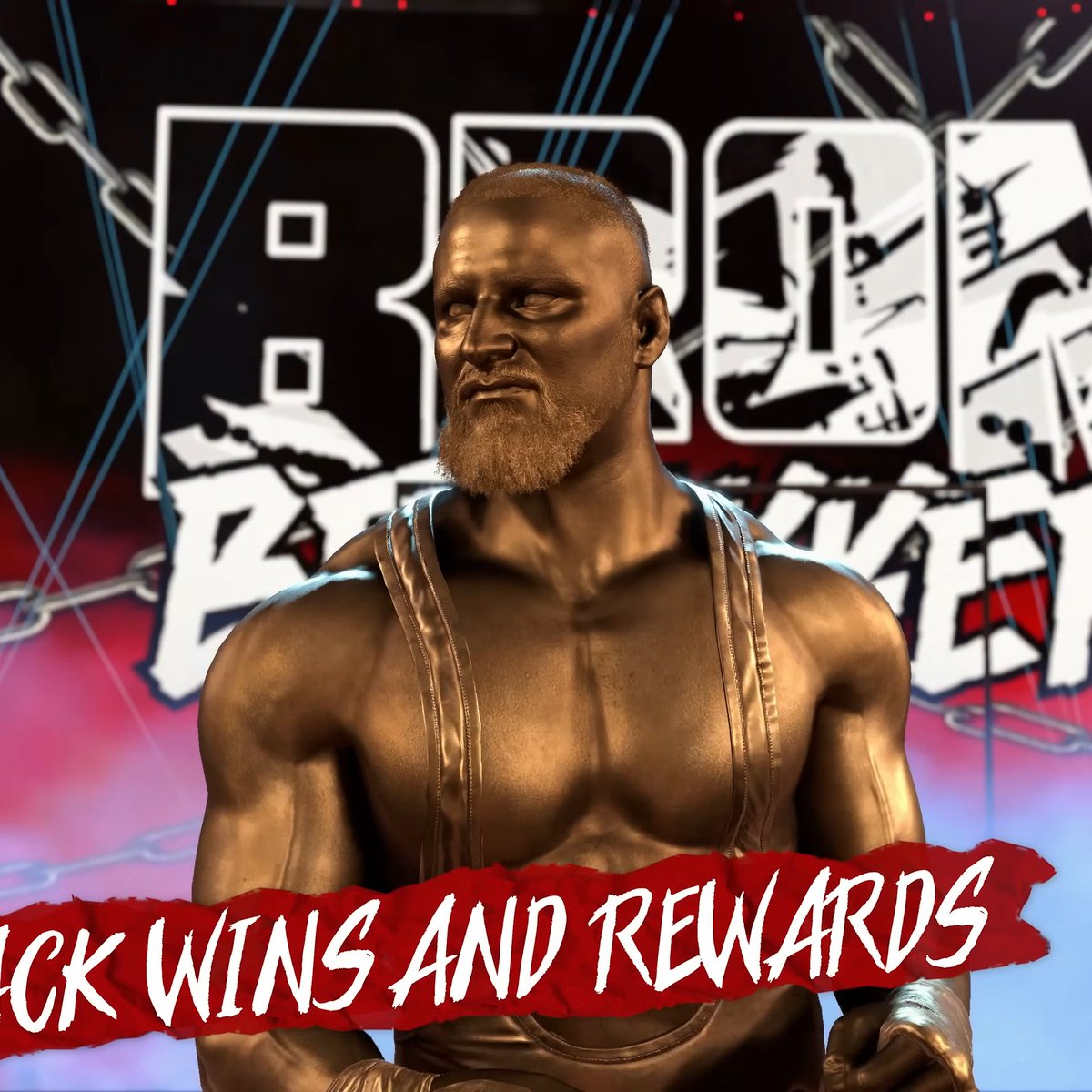 A look at some MyRISE unlockables: 🔓

- CM Punk '03
- Polka Dot Dusty Rhodes
- Burnt Fiend
- Gold Bron Breakker

#WWE2K26