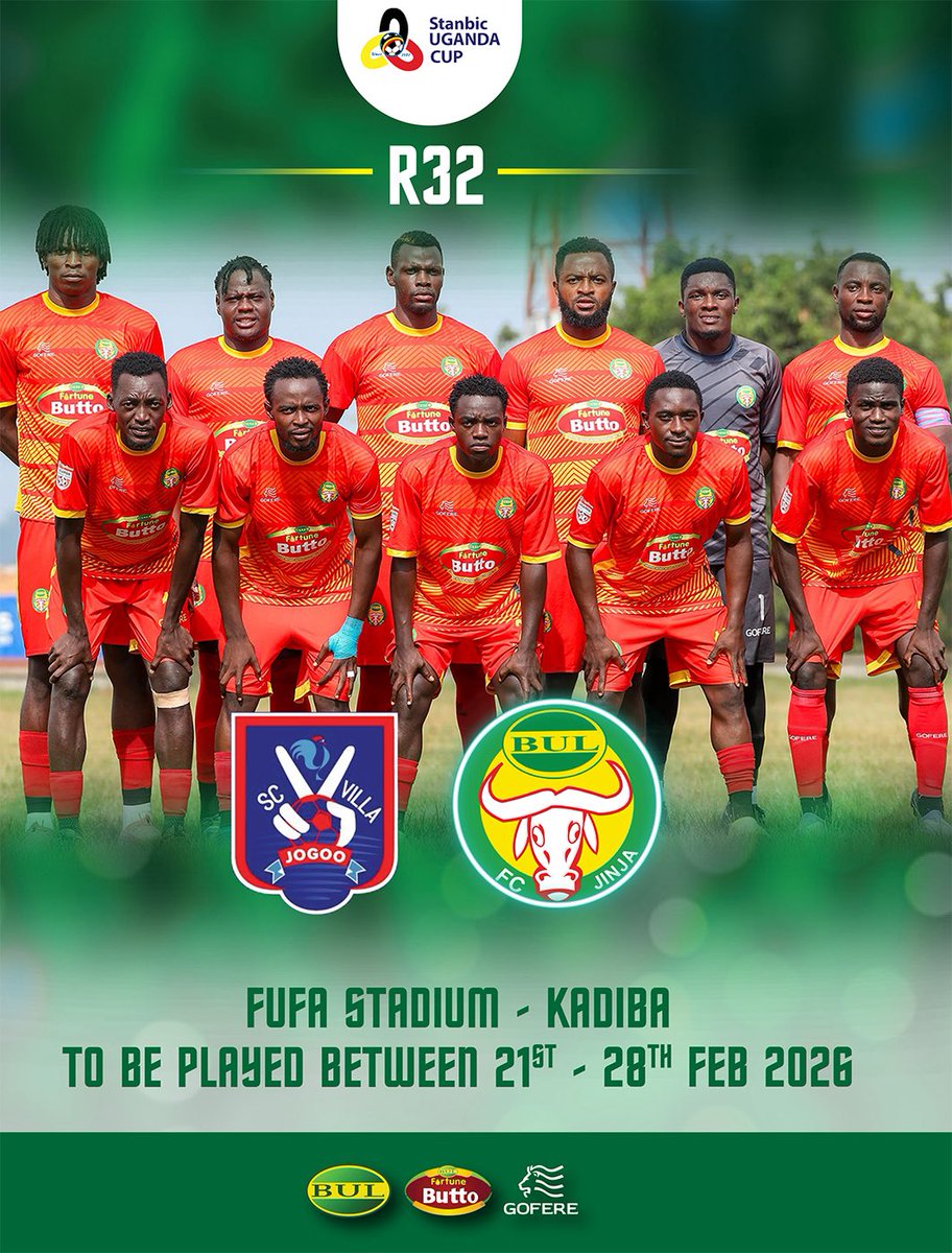 Focus Shift to Stanbic Uganda Cup Round of 32 aganist SC Villa at the FUFA Stadium Kadiba❤️🩶🙏.