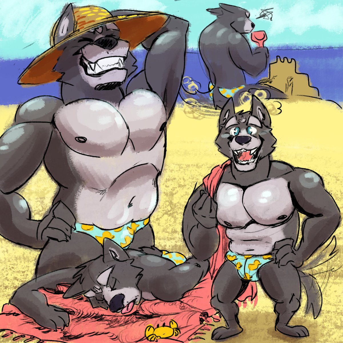 Summer days with amicus🏖
honestly i got tiered of the winter cold so here's a doodle of Amicus enjoying some hot weather on earth🤩
-
-
-
#anthro #wolffurryart #amicus #amicusadastra #adastra #khemia #echoproject #fvn #AdastraVN #echoprojectvn