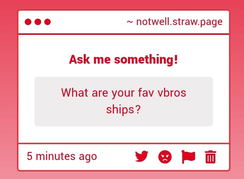 24x21,Billy×Pete and Ward×Watch,tho non of them are really romantic in my head,especially not watch n ward,but still queer,i can go more in depth about my hcs for any of those ships if anyone wanna know