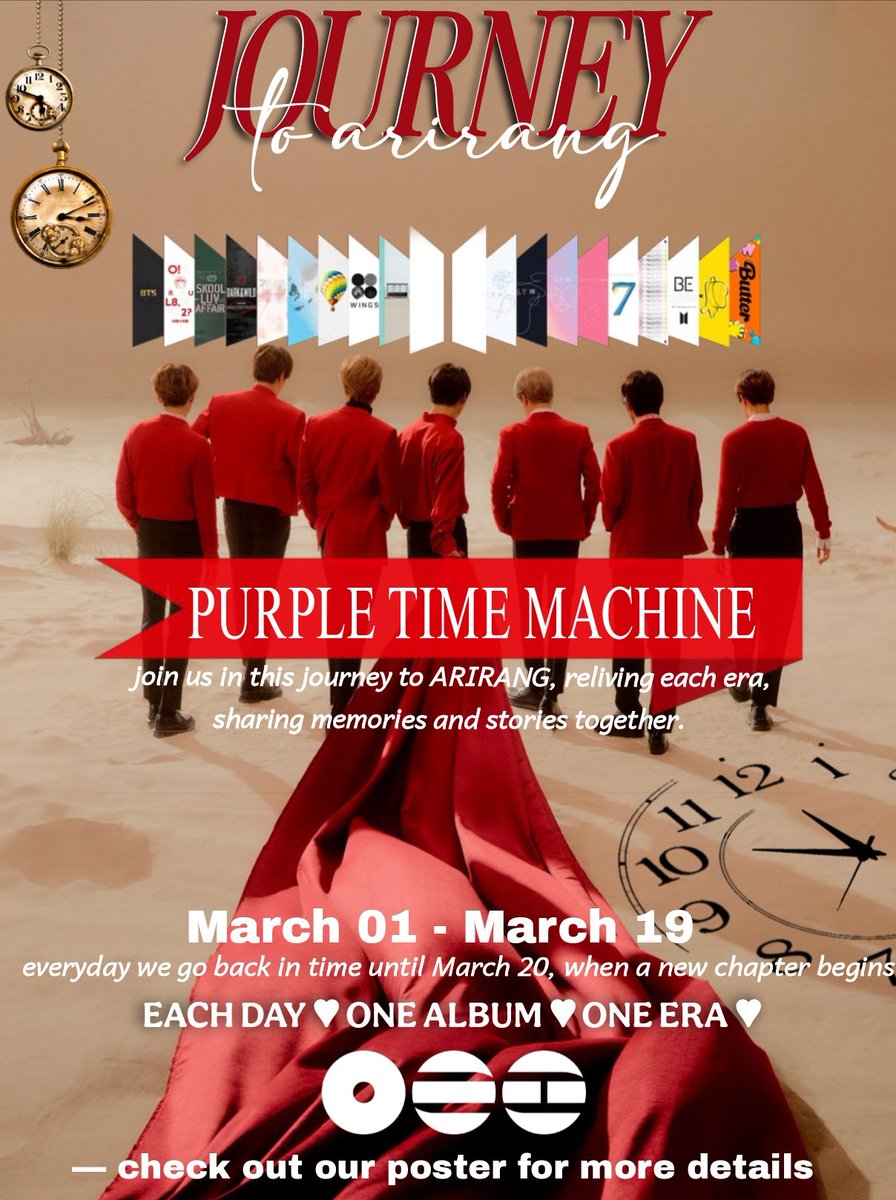 Purple Time Machine: Journey To Arirang — Coming soon

Stay tuned for more updates 😉