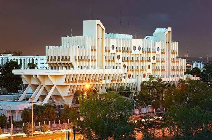 Peak Nigerian Architecture (Celebrated Nigerian public buildings with symbolic/iconic elements representing Nigerian Culture or History) 

1. Wole Soyinka (National Theatre) Lagos
2. Eko Pearl Towers Lagos
3. PTDF Tower Abuja
4. Federal Ministry of Defense (Ship House) Abuja