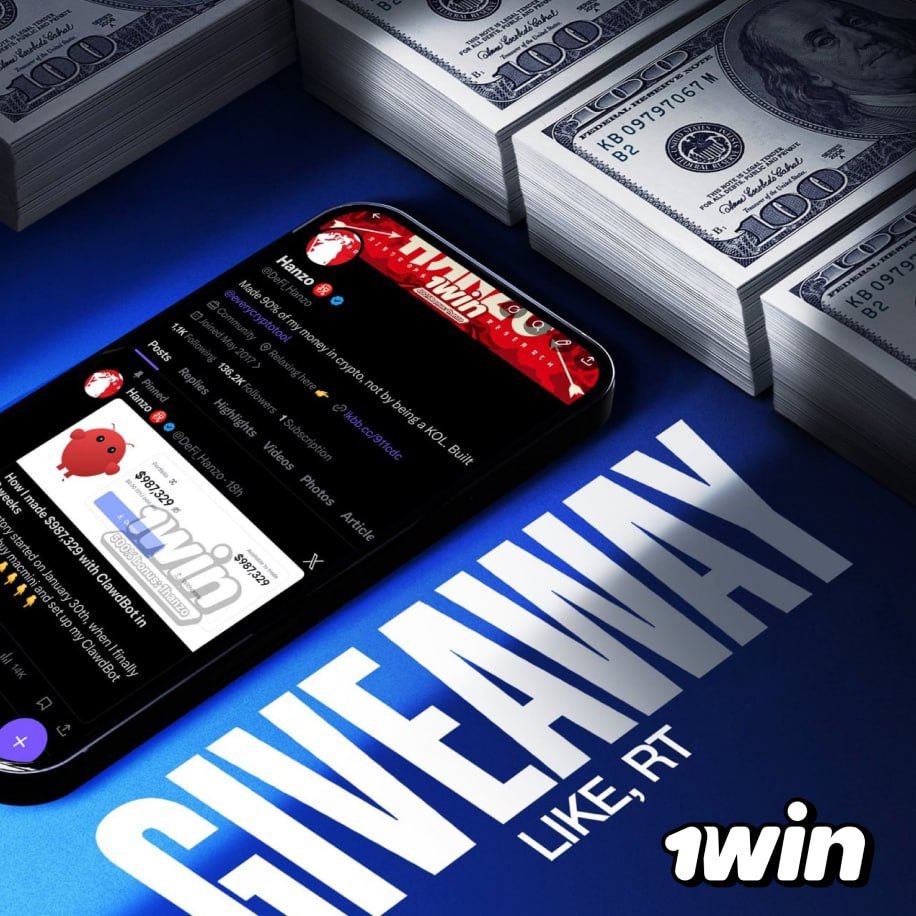 $1,000 1win x Hanzo Giveaway

1) Follow <a href="/1winPro/">1win</a> and me 
2) Like, repost this tweet
3) Register via this link (1wgjhs.com/casino/list?op…)
4) Leave your account ID in the comments  

Details:
> 1 min time needed 
> 10 winners
> $100 each
> insta withdrawal 
> fully random
> no