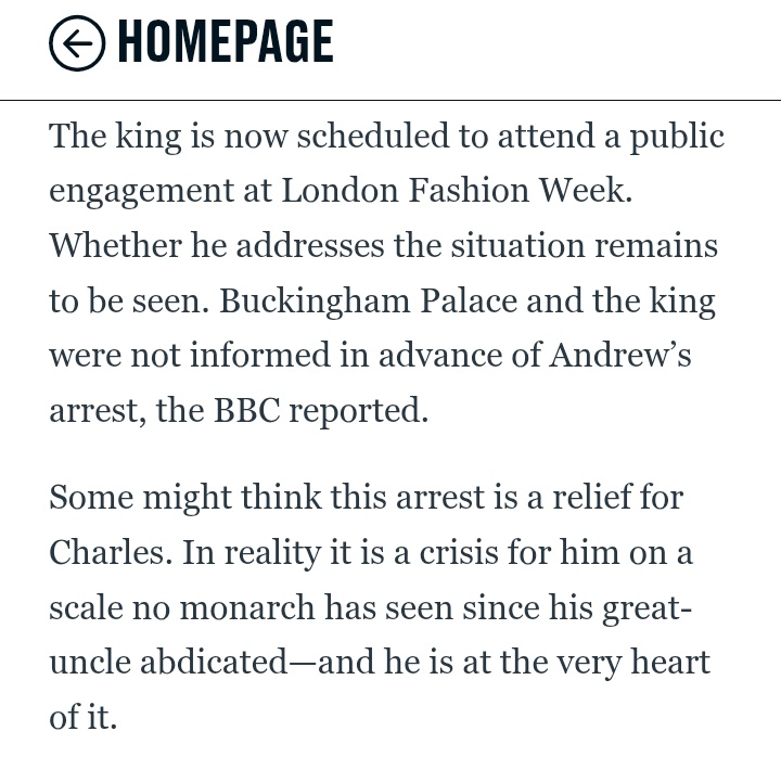 Mu_Ri_Elle's tweet image. "In recent weeks, there has been a visible attempt to attribute responsibility for that decision to the late Queen Elizabeth II.

Yet, #KingCharles has been the de facto leader of the entire royal machine since at least 2019."

#PrinceAndrew 
#EpsteinFiles