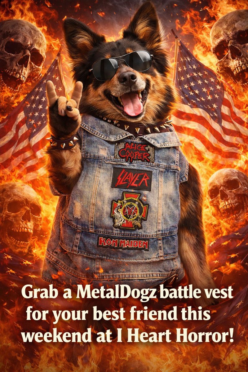 Join us <a href="/ihearthorror24/">I Heart Horror Day</a> This Saturday 2/21 VFW across from <a href="/starlandNJ/">Starland Ballroom</a> 11am-7pm #metaldogzrock #ihearthorror #heavymetal #mustlovedogs🤘🏻🐶🤘🏻🎸
