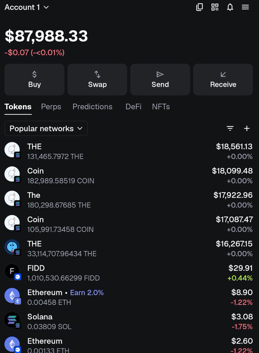 Looks like a pretty boring account without much potential right? Oh but wait there are some coins further down the list that are actually zeroed out right now that are going to make this account life changing for many people. The huge change many not happen today but should