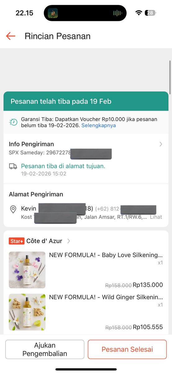 urmateriality's tweet photo. Wts cote de azur body mist variant baby love, beli di shopee 130k aku jual 80k aja literally masih full.

Alasan jual: nda cocok sama baunya krn lebih cocok wild gingerr https://t.co/aQaAS2iRKr