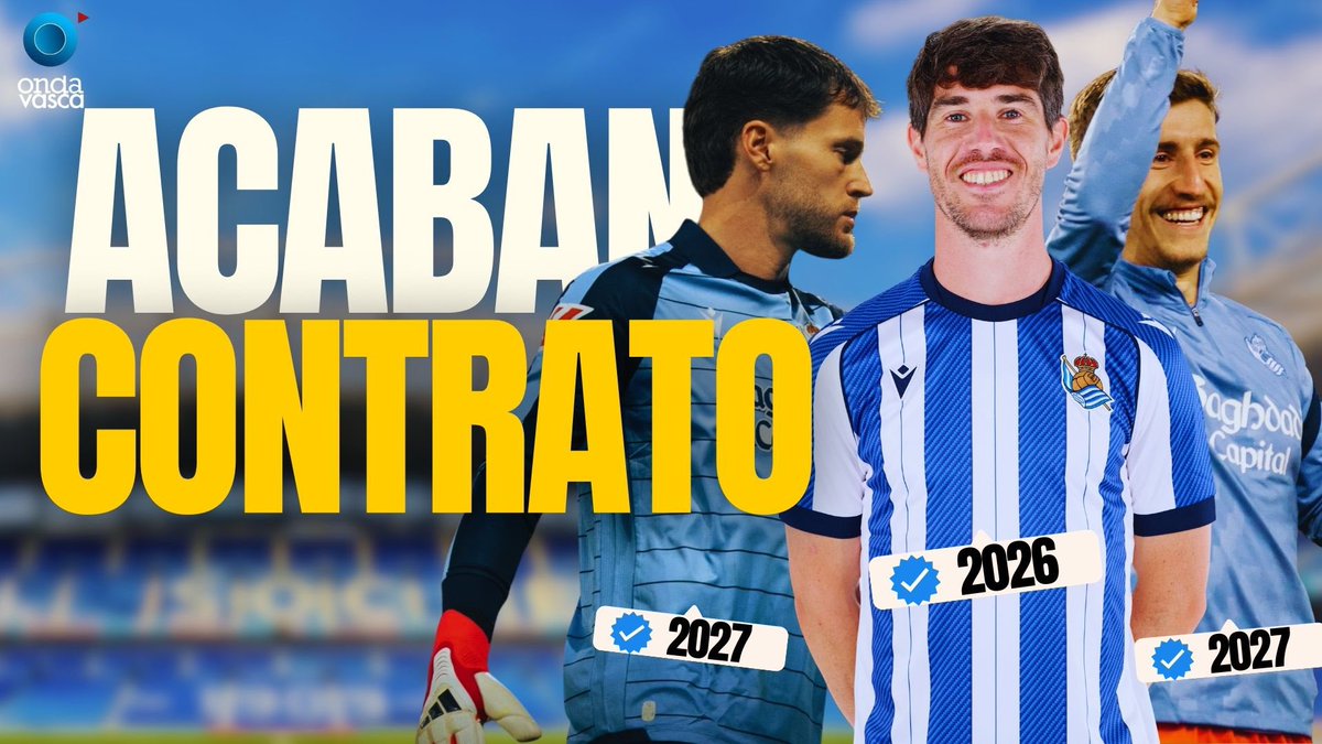 ✍️🔜 ACABAN CONTRATO PRONTO

🔎 Repasamos el momento de los jugadores de la #RealSociedad que acaban contrato pronto

🔗 youtu.be/OevaMFg_stU?si…

#OndaVasca #Konekta