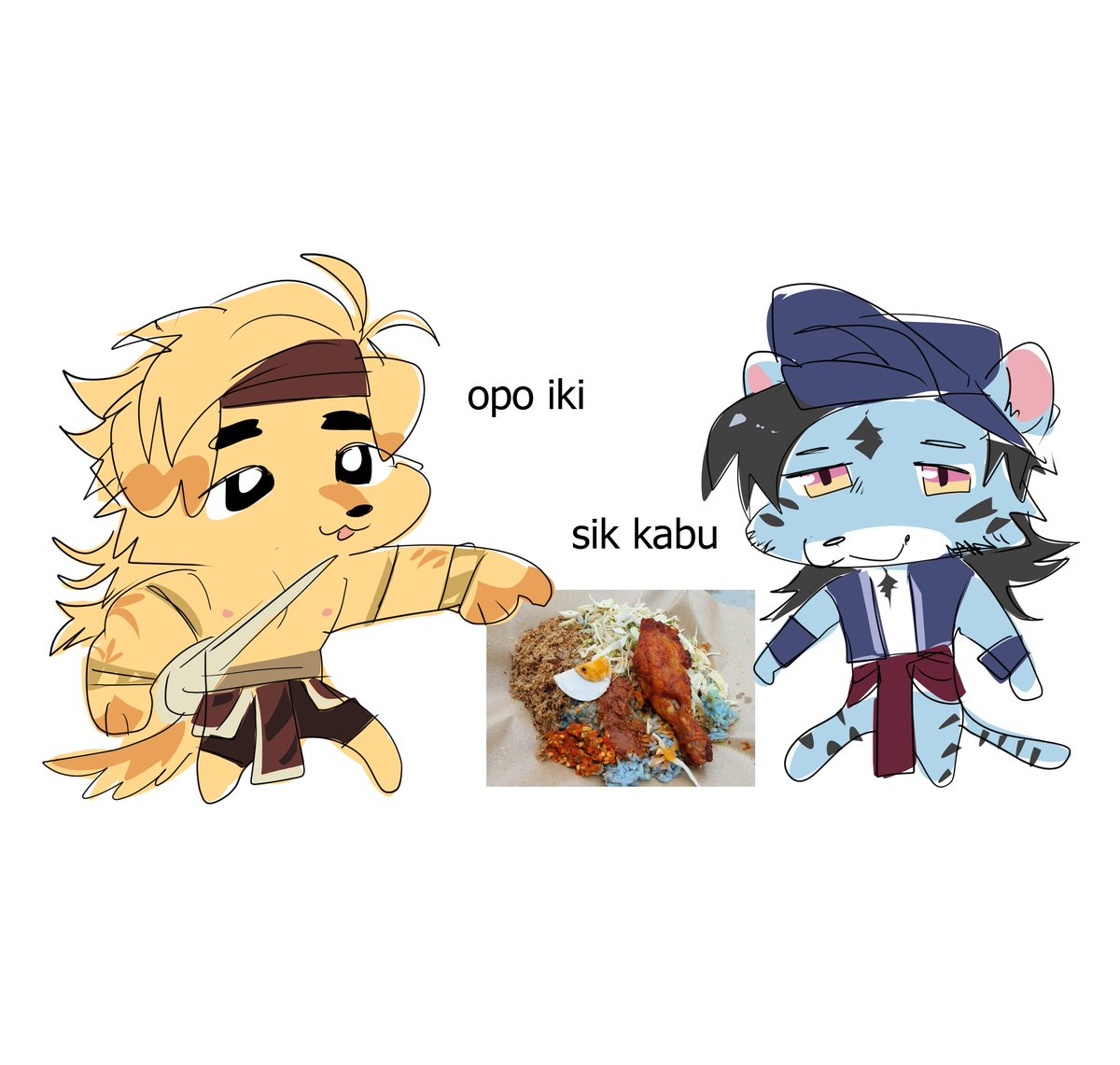 javanese dog meets kelantanese tiger