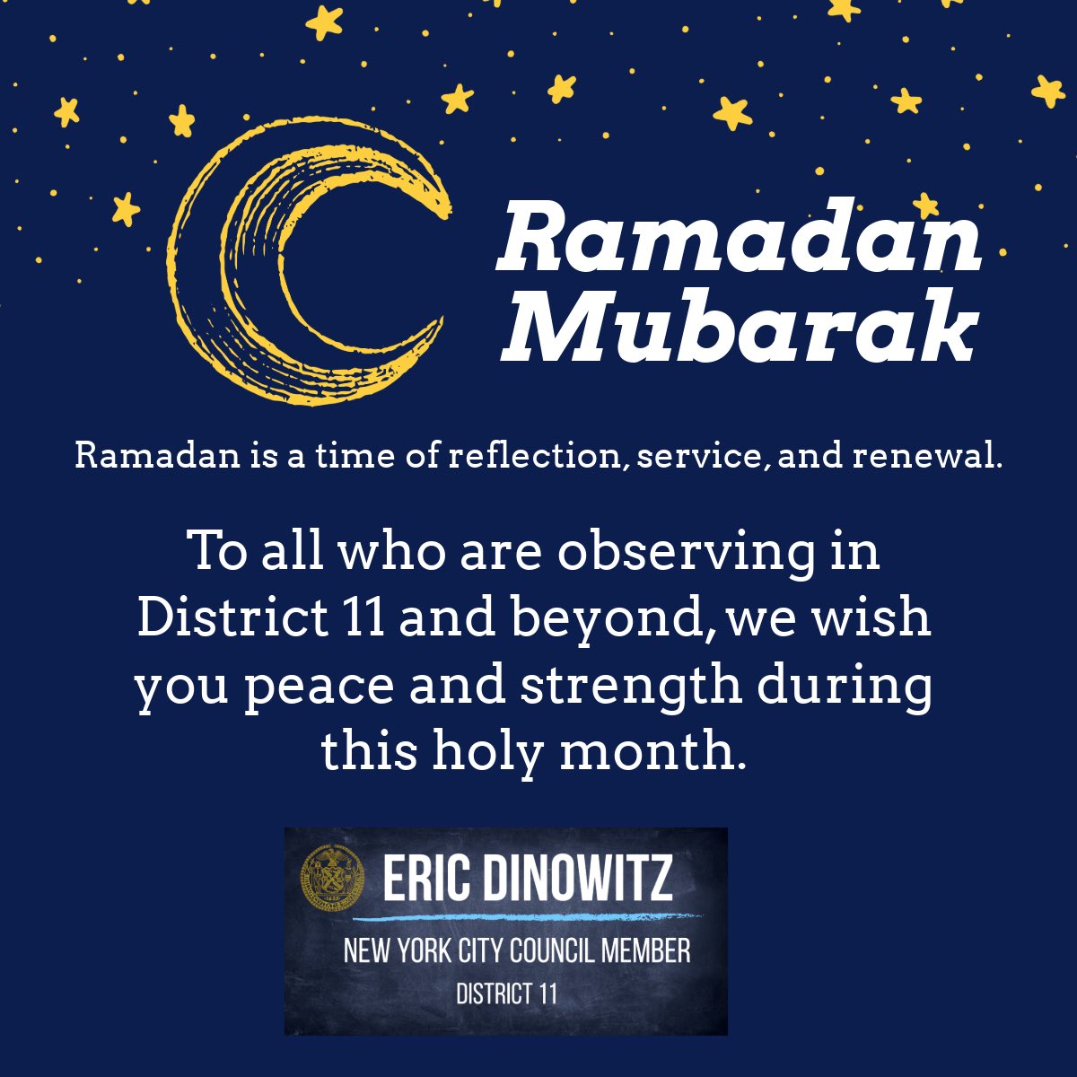 Council Member Eric Dinowitz tweet media