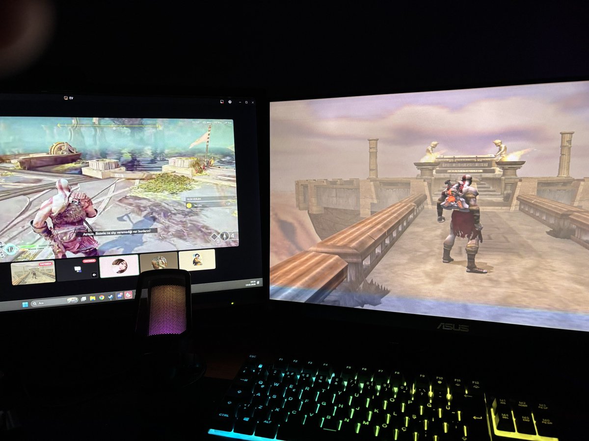 Bizim God of War bağımlılığı başka bir seviyeye ulaştı artık 

#OYUNUMADOKUNMA