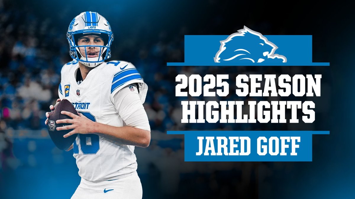 The best of Jared Goff's 2025 season 🎯