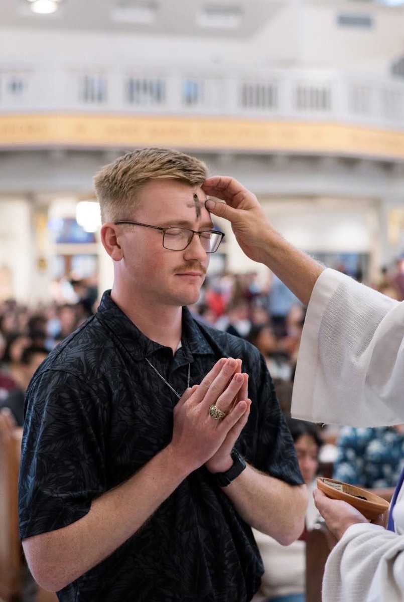 Sachinettiyil's tweet photo. More than 8,000 attended Ash Wednesday Mass at Texas A&amp;M

Image: St Mary’s Center https://t.co/3QH1dBSYKz