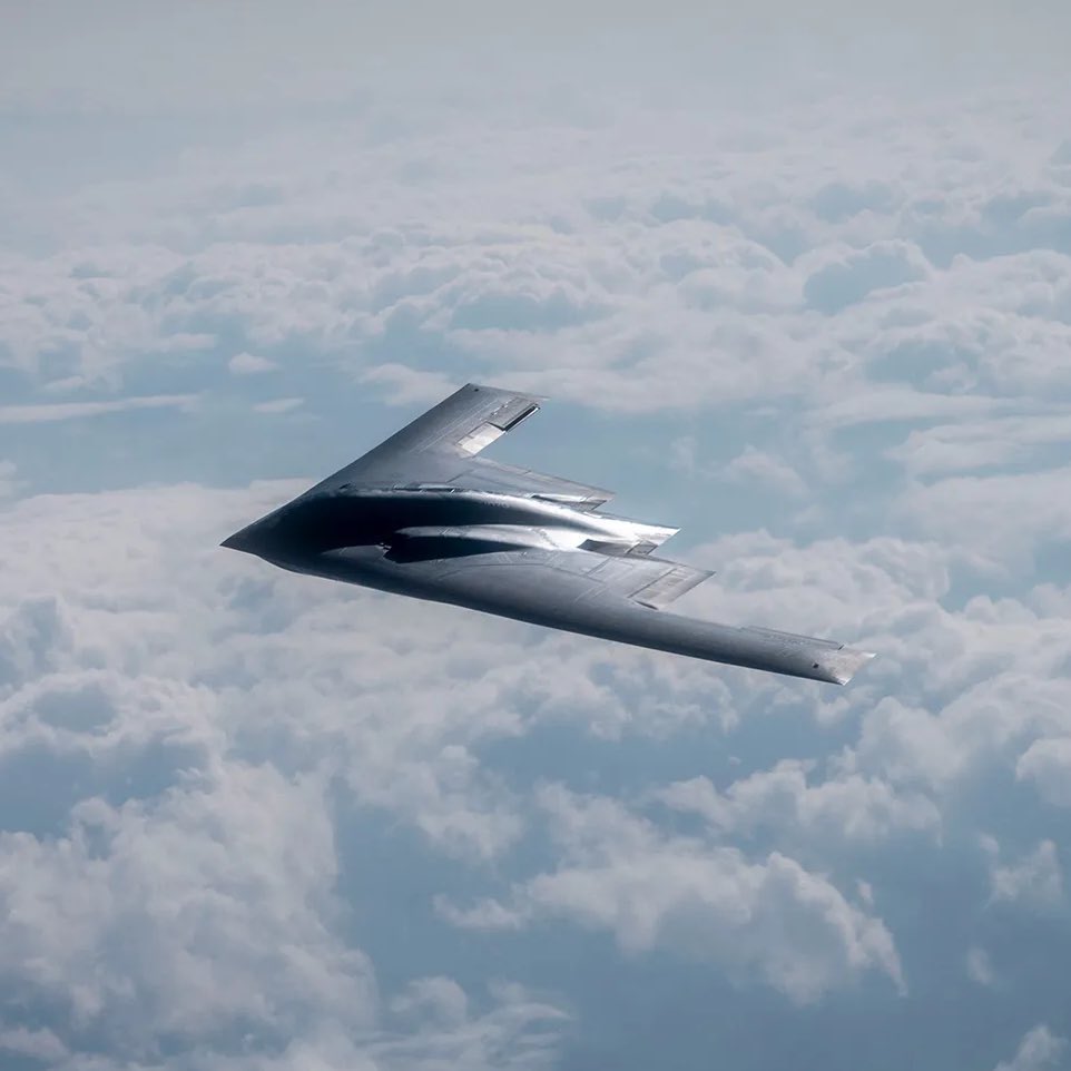 JUST IN: 🇺🇸 President Trump says the US has ordered 22 more B-2 stealth bombers.