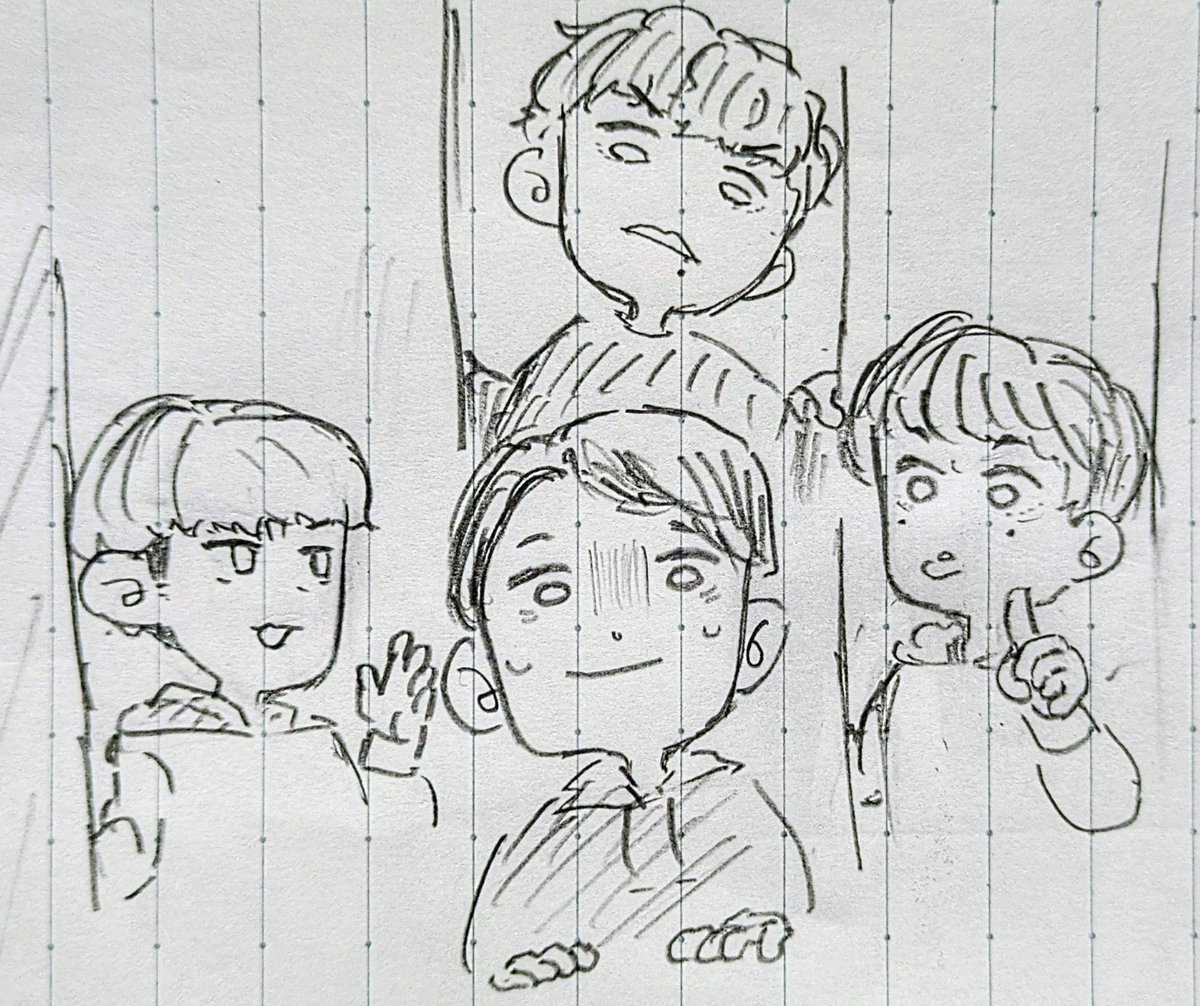every_10per's tweet photo. 某パロにドハマり中の御三方と巻き込まれ井さん
カワイイ👀 https://t.co/DVNmstAH9t