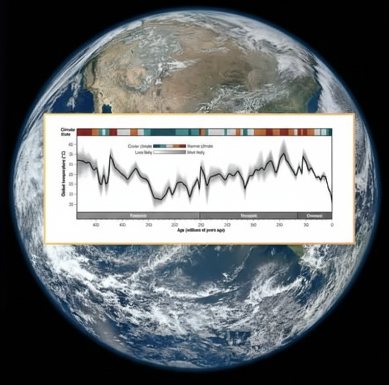 BREAKING🚨 : Earth is COOLER now than at any point in the last 485 million years
