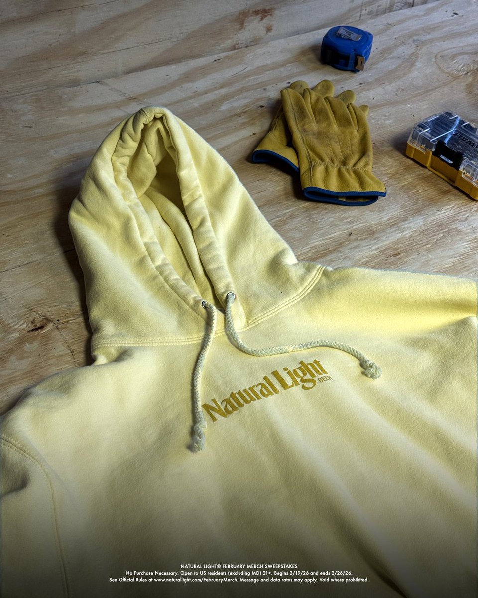 It's not a want, it's a need. Tell us why you need this hoodie with #NattyMerch #Sweepstakes to enter for a chance to make it yours!