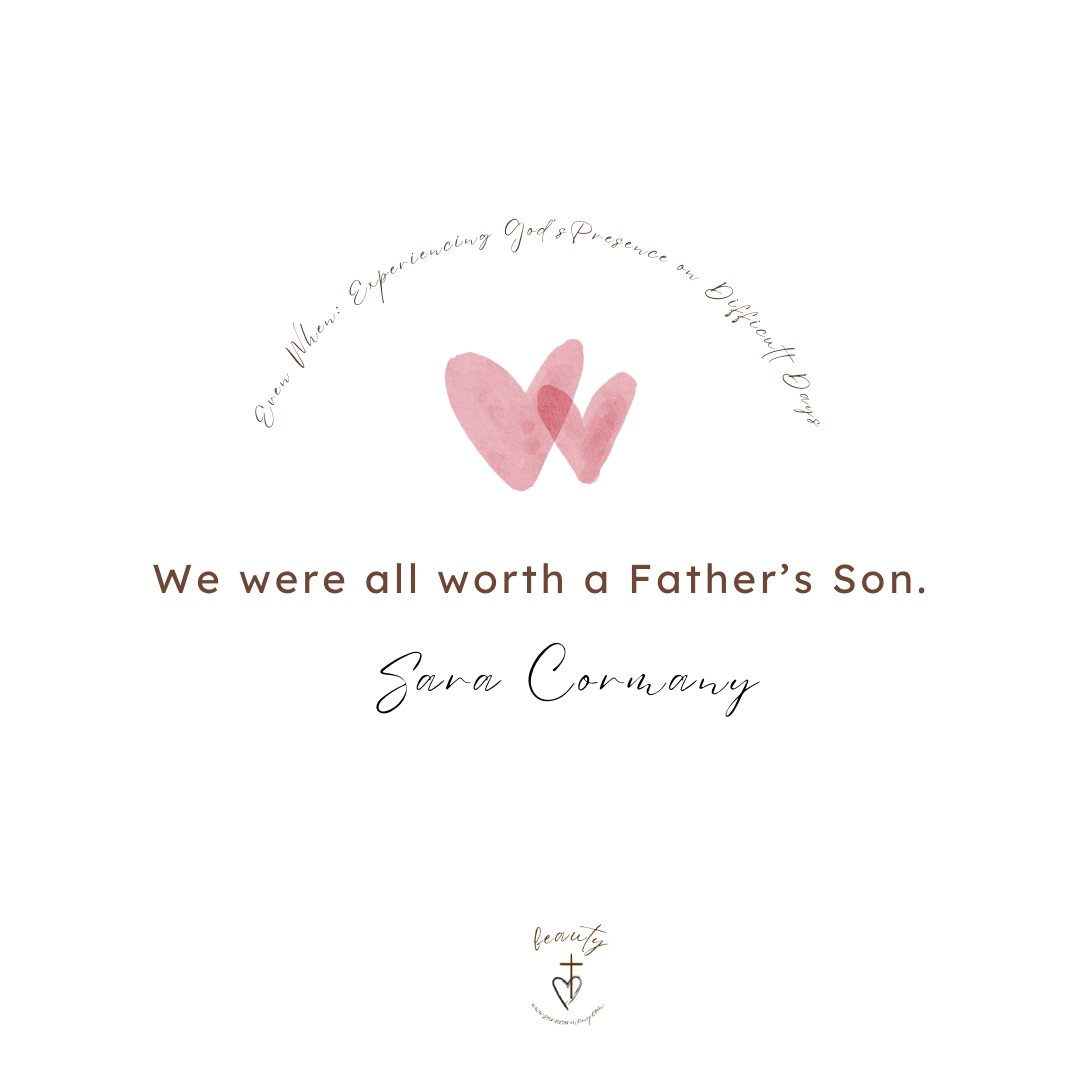 cormany_sara's tweet image. "We were all worth a Father's Son." @cormany_sara #evenwhen #Jesus #lent