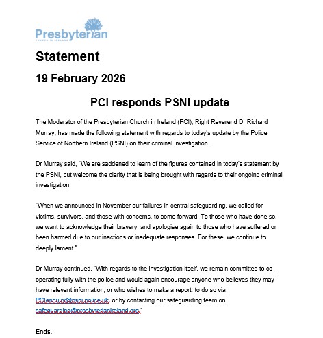 Presbyterian Church tweet media