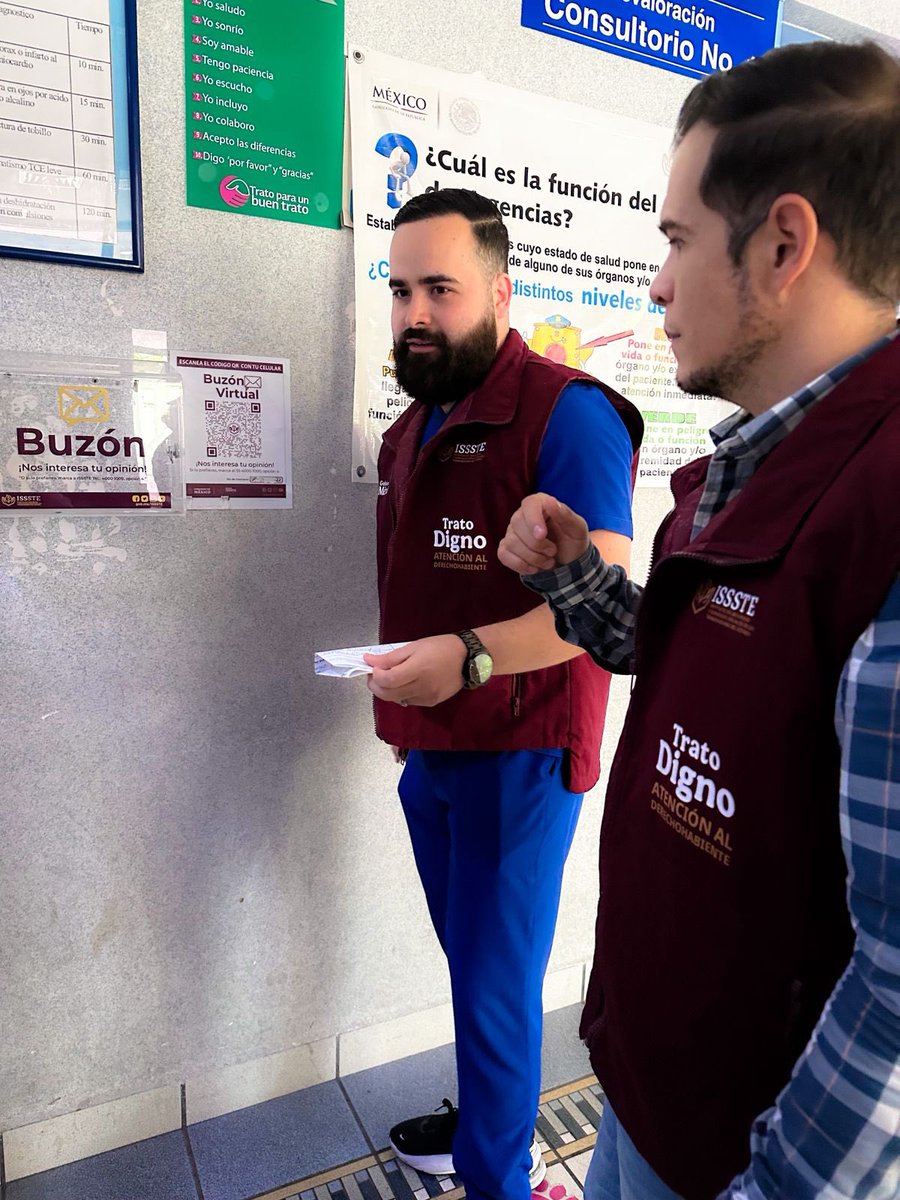 En coordinación con la Subdirección de Atención al Derechohabiente, como parte de la Estrategia Nacional de #TratoDigno, impulsada por el director general del #ISSSTE, <a href="/martibatres/">Martí Batres</a>, seguimos trabajando en atender las necesidades de las y los derechohabientes.