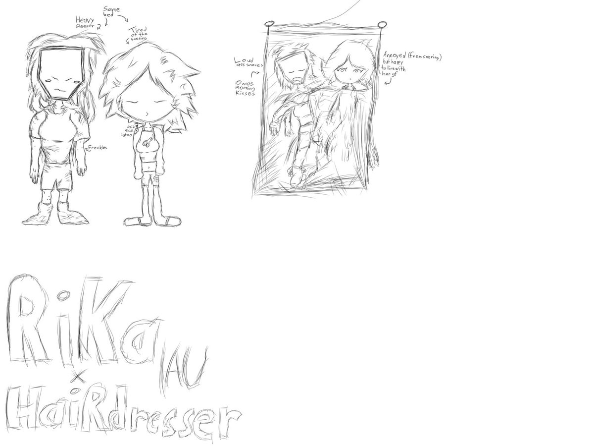 Currently making the AU for Rika x Hairdresser, but I'm shit with ideas. so does anybody wanna help out with ideas.....