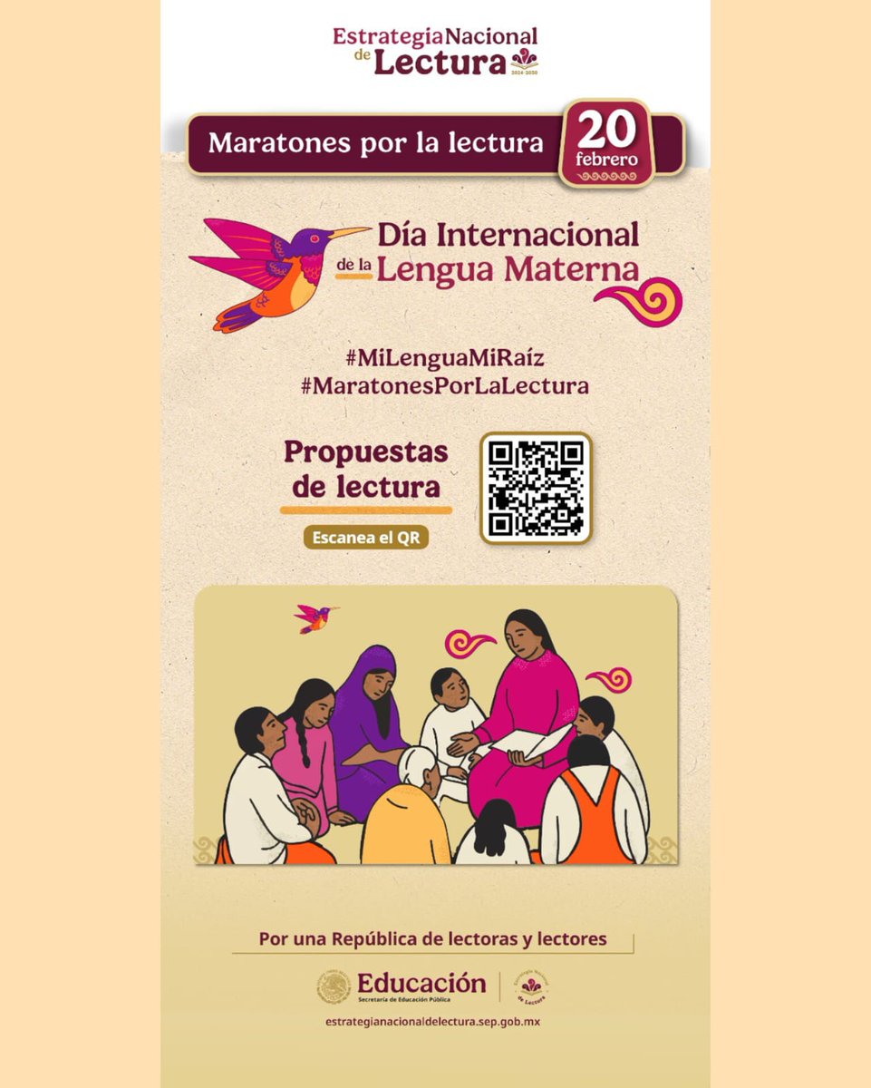 En el marco de la Estrategia Nacional de Lectura, la <a href="/SEP_mx/">SEP México</a>, reafirma su compromiso con la promoción de la lectura y el respeto a la diversidad lingüística que da identidad y riqueza cultural a nuestro país.