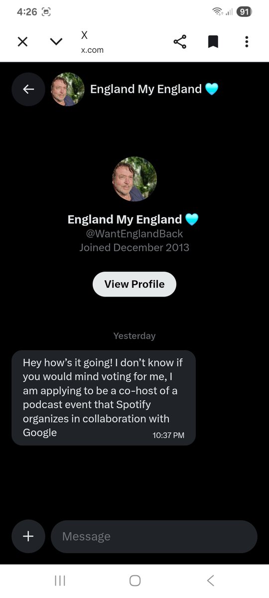 Do not follow
🚨🚨🚨🚨🚨🚨🚨
Hacked 
<a href="/WantEnglandBack/">England My England 🩵</a>