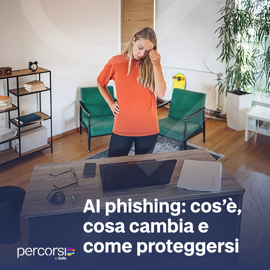 BancaSella's tweet image. 🤖 L’AI phishing è una forma evoluta di attacco in cui testi, immagini e persino voci vengono generati automaticamente per sembrare autentici e personalizzati in base alla vittima. 

Vuoi saperne di più? Leggi l'articolo su #Percorsi 👇🏻
percorsi.sella.it/w/ai-phishing-…