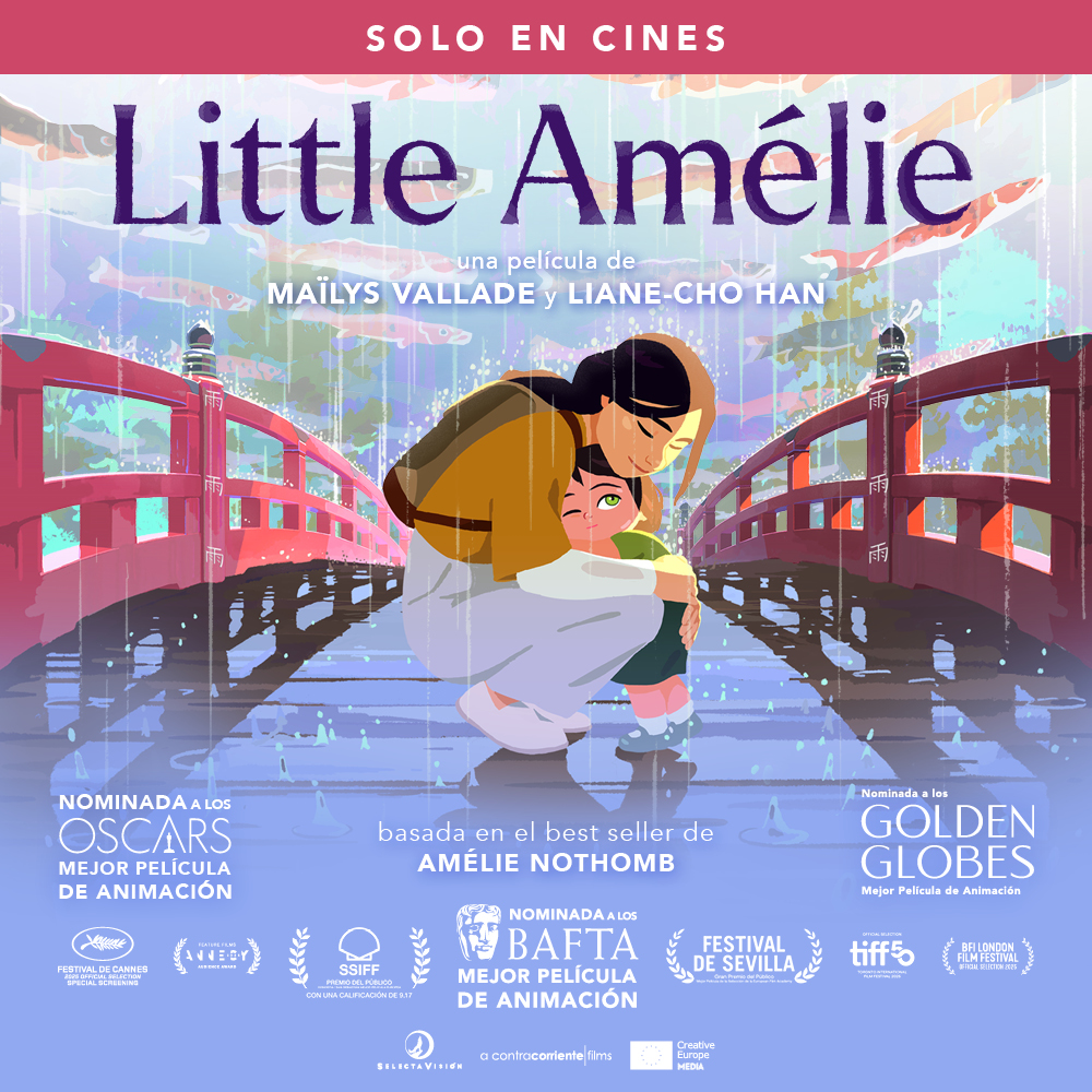 Japonismo's tweet photo. Si Japón es tu lugar en el mundo, esta película es para ti 🇯🇵 ✨ Mañana, 20 de febrero, se estrena Little Amélie, nominada al Óscar a Mejor Película de Animación y una carta de amor a la naturaleza, sus estaciones y sus rituales cotidianos 🌿

Si amas viajar a Japón, sueñas con volver o simplemente sientes que una parte de ti pertenece allí… ¡nos vemos en el cine! 💮🎬 #LittleAmélieEnCines #publi
