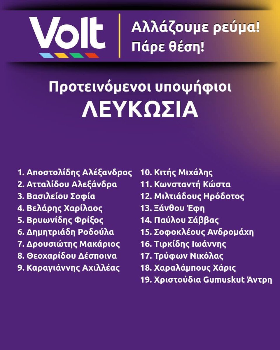 Volt Cyprus tweet media