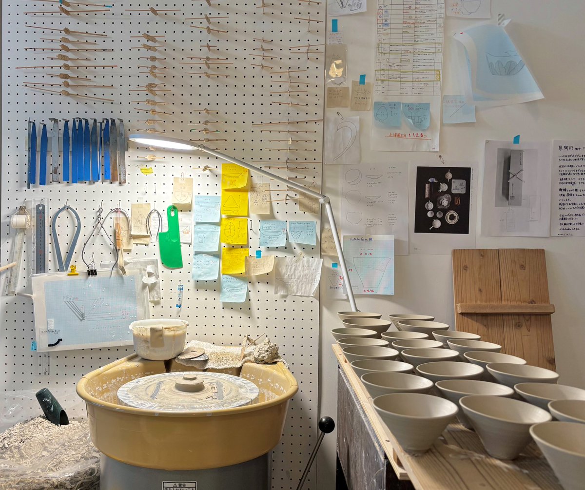 今日もame tsubu kumoの4サイズそれぞれ20個ずつ成形。分身の術を使っ