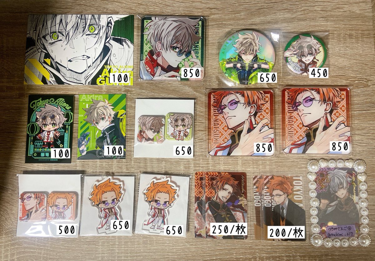 譲渡/交換】東京エイリアンズ 缶バッジ アクスタ 特典 クリカ ポスカ