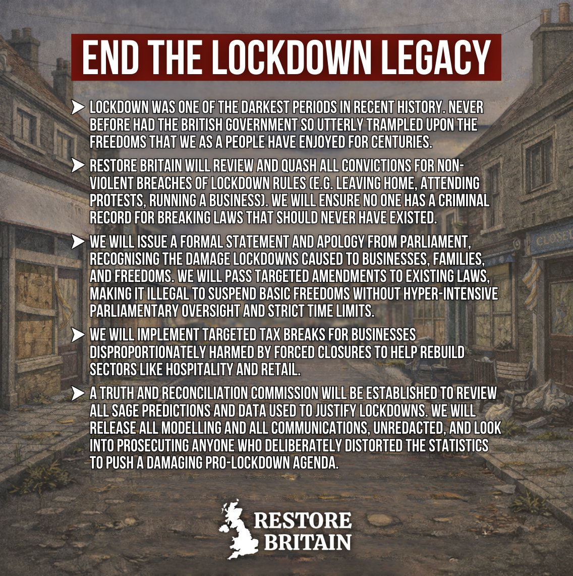 End the lockdown legacy.

Join Restore Britain to make it happen.

restorebritain.org.uk/join_us