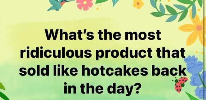 Pet rock for me. I wish I would’ve thought of it.