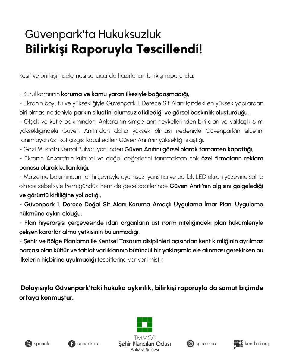 TMMOB Şehir Plancıları Odası Ankara Şubesi tweet media