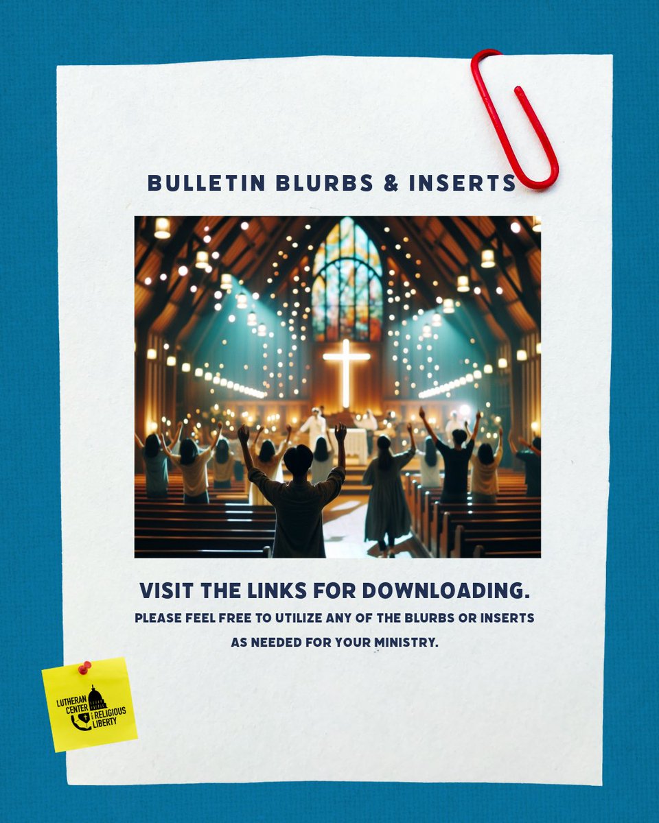 Lutheran Center for Religious Liberty tweet media