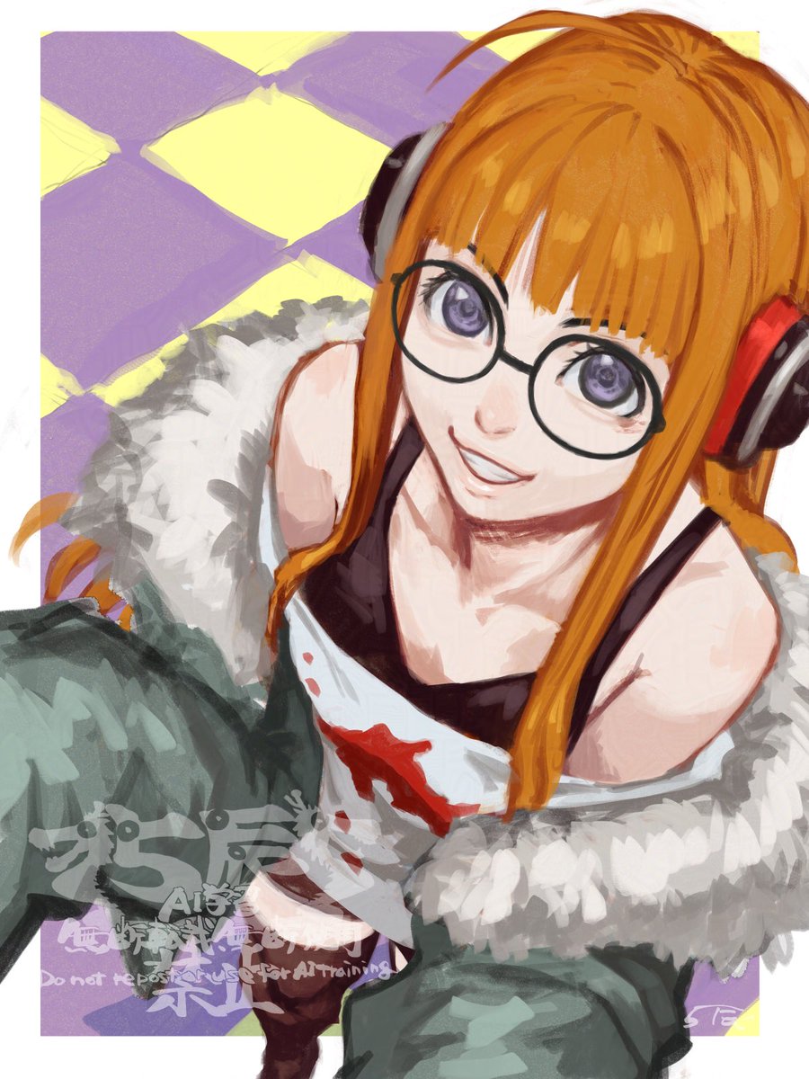 1日1絵　116枚目
 #佐倉双葉生誕祭2026
誕生日おめでとうございます！

ペルソナ5/双葉