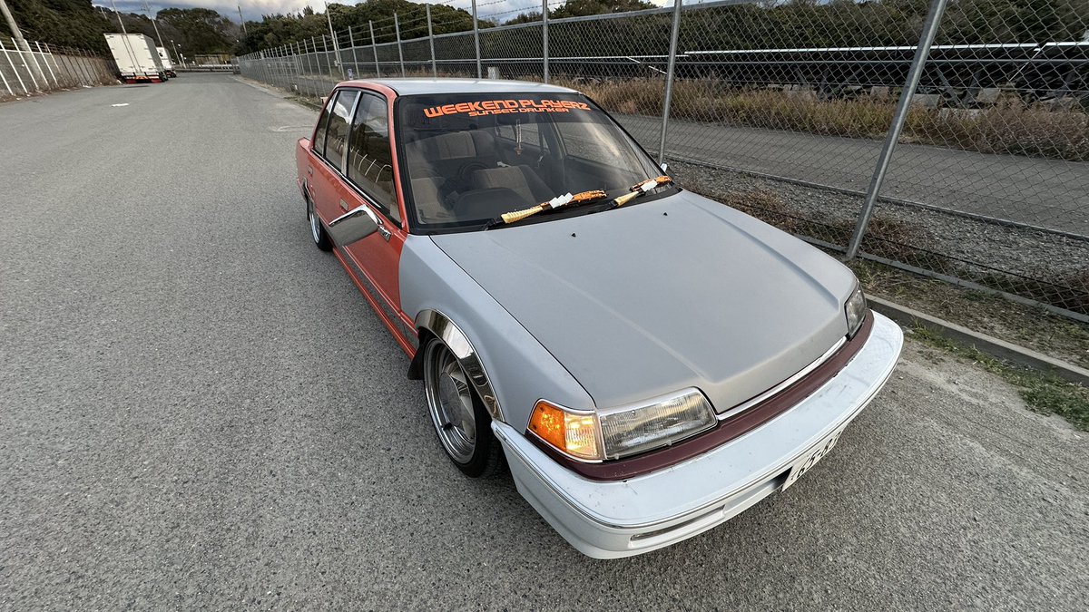 晩乗れやんし、シビック通勤しようか迷う
#weekendplayerz