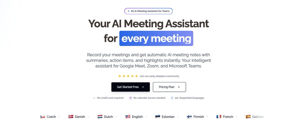 KenzNote's tweet photo. 🎉 Kenznote is live! | Your AI Meeting Assistant!
For a limited time, Kenznote is completely free 🚀

Record your meetings, get automatic summaries, action items, and key insights, effortlessly.

Try it out over the next few days while it’s free > https://t.co/heIqveDJEk https://t.co/fuY58z9Zap