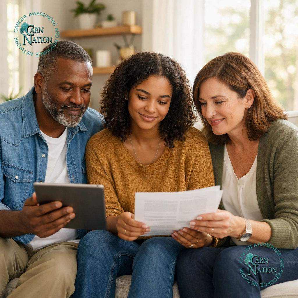 Day 7: The Financial Bridge. A cancer diagnosis brings more than health worries: it brings financial ones too. At CARN, we help bridge the gap with resources &amp; insurance solutions so you don't fight alone or uninsured. 💙 #NewlyDiagnosed #CARN